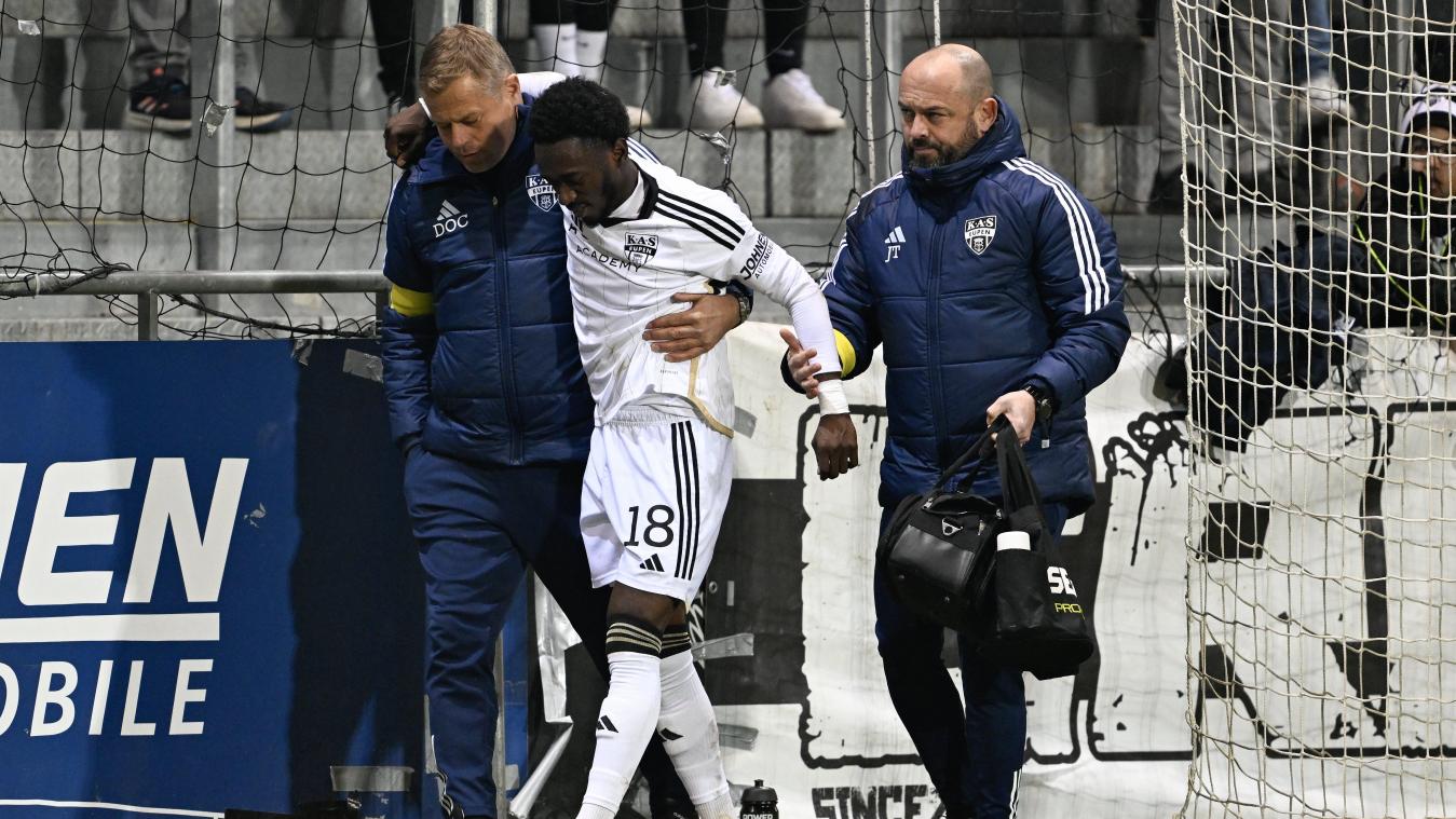 <p>Keita verletzte sich am Sonntag beim Heimspiel gegen STVV.</p>