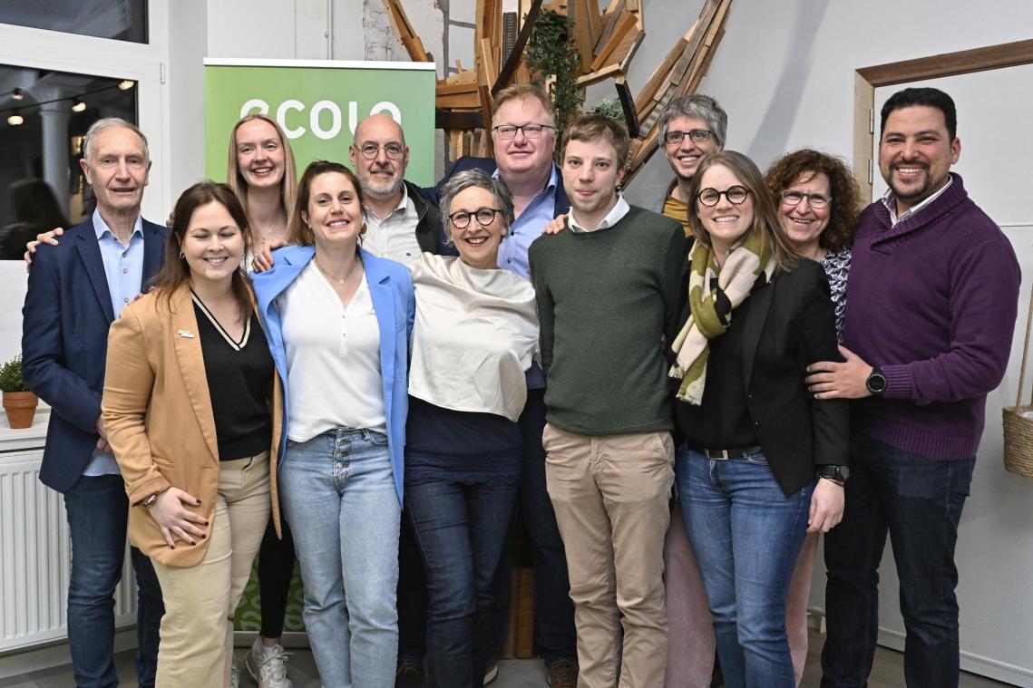 <p>Die Ecolo-Kandidaten aus dem Wahlkreis Verviers-Ostbelgien</p>