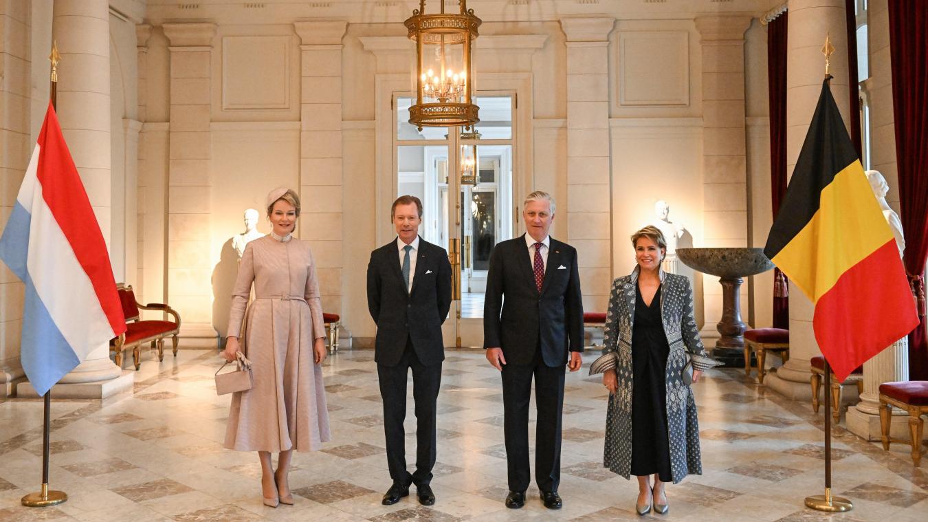<p>Großherzogliches Paar aus Luxemburg ist in Belgien zu Gast</p>
