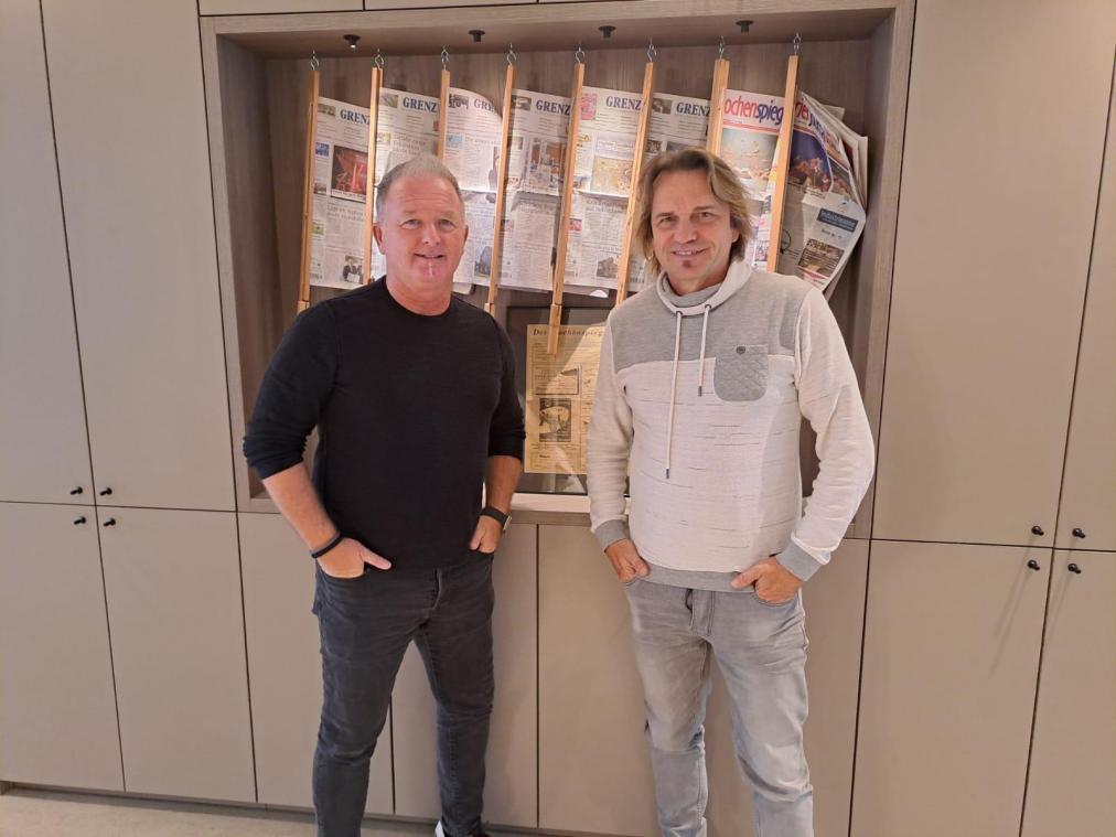 <p>Micky Schläger (l.) und Jens Streifling waren in dieser Woche in der GE-Redaktion und Gast, um über den Rock and Roll Circus und andere Projekte zu sprechen.</p>