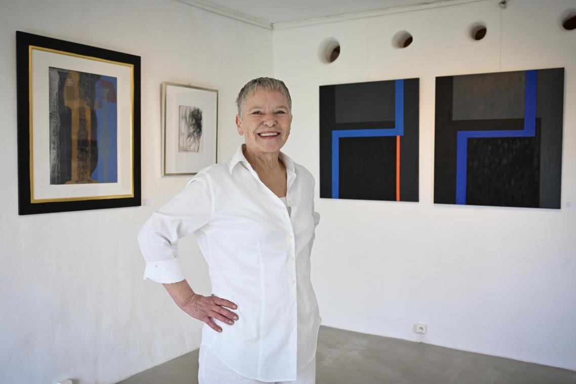 <p>Inge Sauren blickt stolz auf 30 Jahre Atelier I.S. zurück.</p>