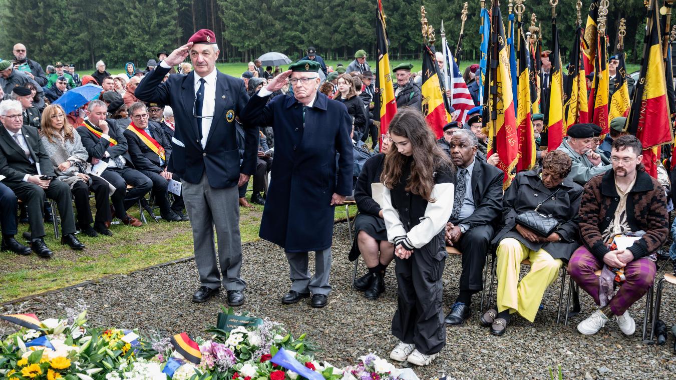 <p>Generationsübergreifend wurde der elf toten GIs gedacht.</p>