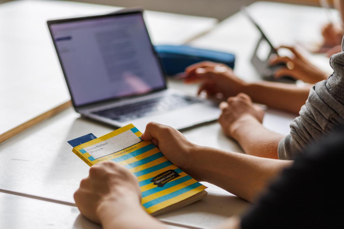 <p>In Flandern setzen viele Schulen auf Laptops statt auf feste Computerräume.</p>