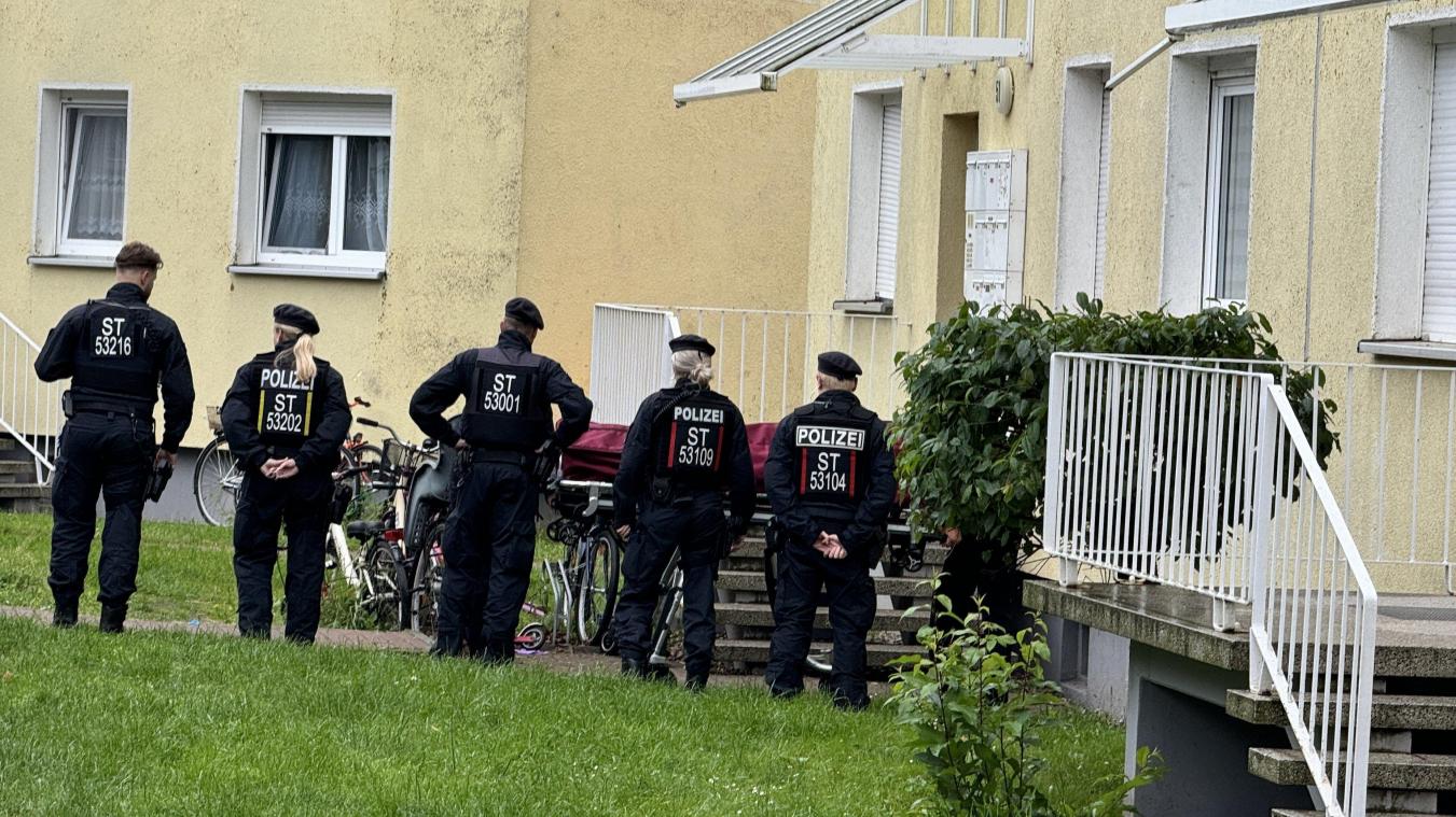 <p>Polizisten haben bei einem Einsatz in Wolmirstedt nördlich von Magdeburg am Freitagabend einen Mann erschossen. Dieser hat vorher die Beamten angegriffen, wie eine Polizeisprecherin am Samstagmorgen in Stendal sagte.</p>
