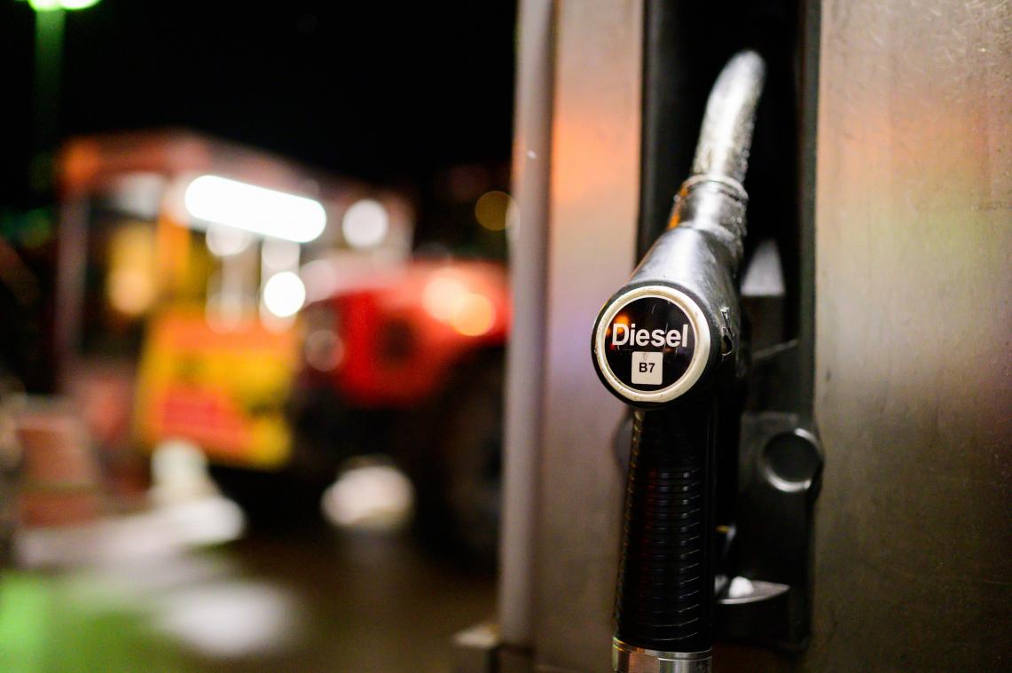 <p>Diesel bleibt weiterhin der wichtigste Kraftstoff an belgischen Zapfsäulen.</p>