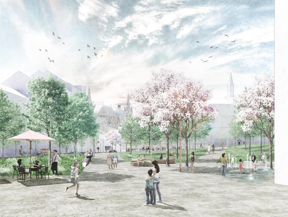 <p>Das Altstadtquartier Büchel soll ein urbaner Raum mit viel Grün, attraktiver Architektur und ansprechenden Aufenthaltsflächen werden.</p>