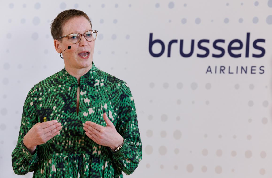 <p>Die Geschäftsführerin von Brussels Airlines, Nina Owerdieck</p>