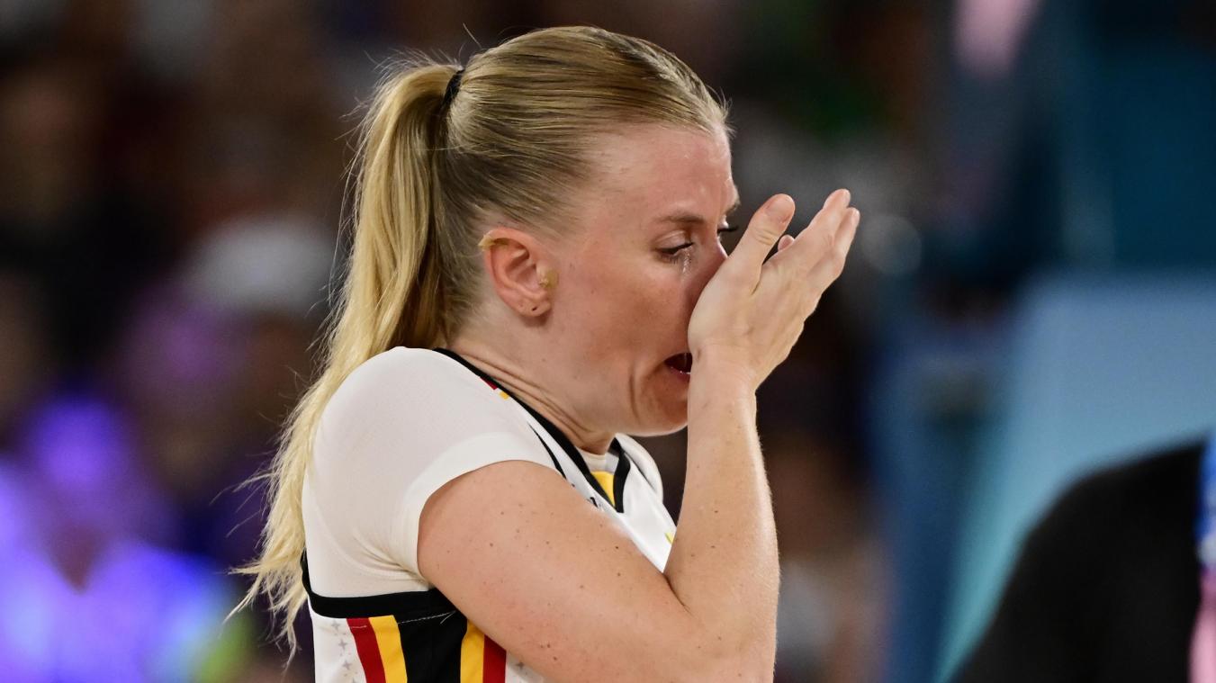 <p>Große Enttäuschung: Trotz starker Leistung verpassen Julie Vanloo und die „Belgian Cats“ in Paris eine Medaille.</p>