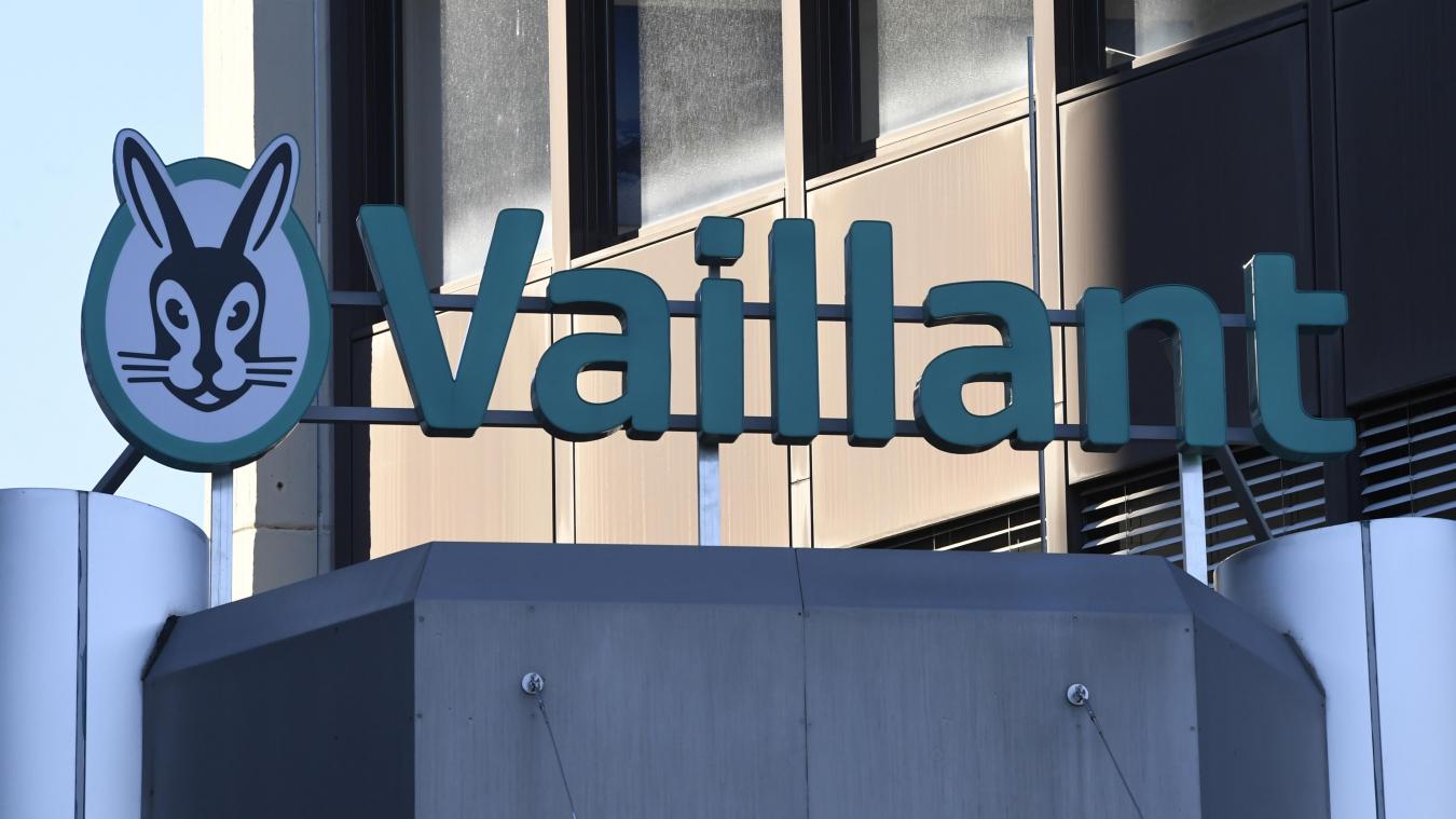<p>Diese Aufnahme zeigt das Logo der Firma Vaillant</p>