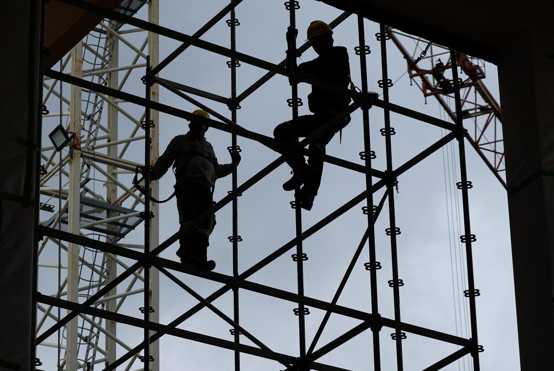 <p>Auch im Bausektor sind die Zahlen rückläufig.</p>