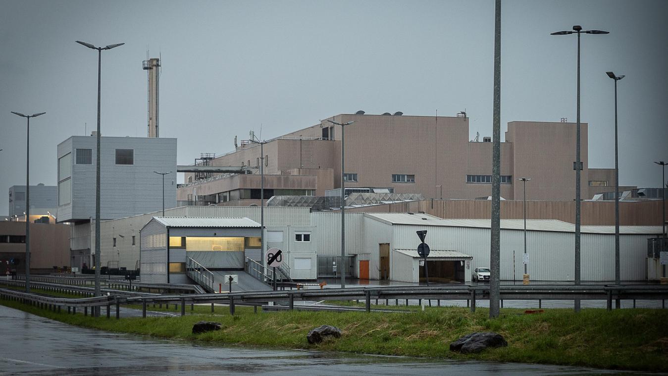 <p>Ein Blick auf das Audi-Werk in Brüssel</p>