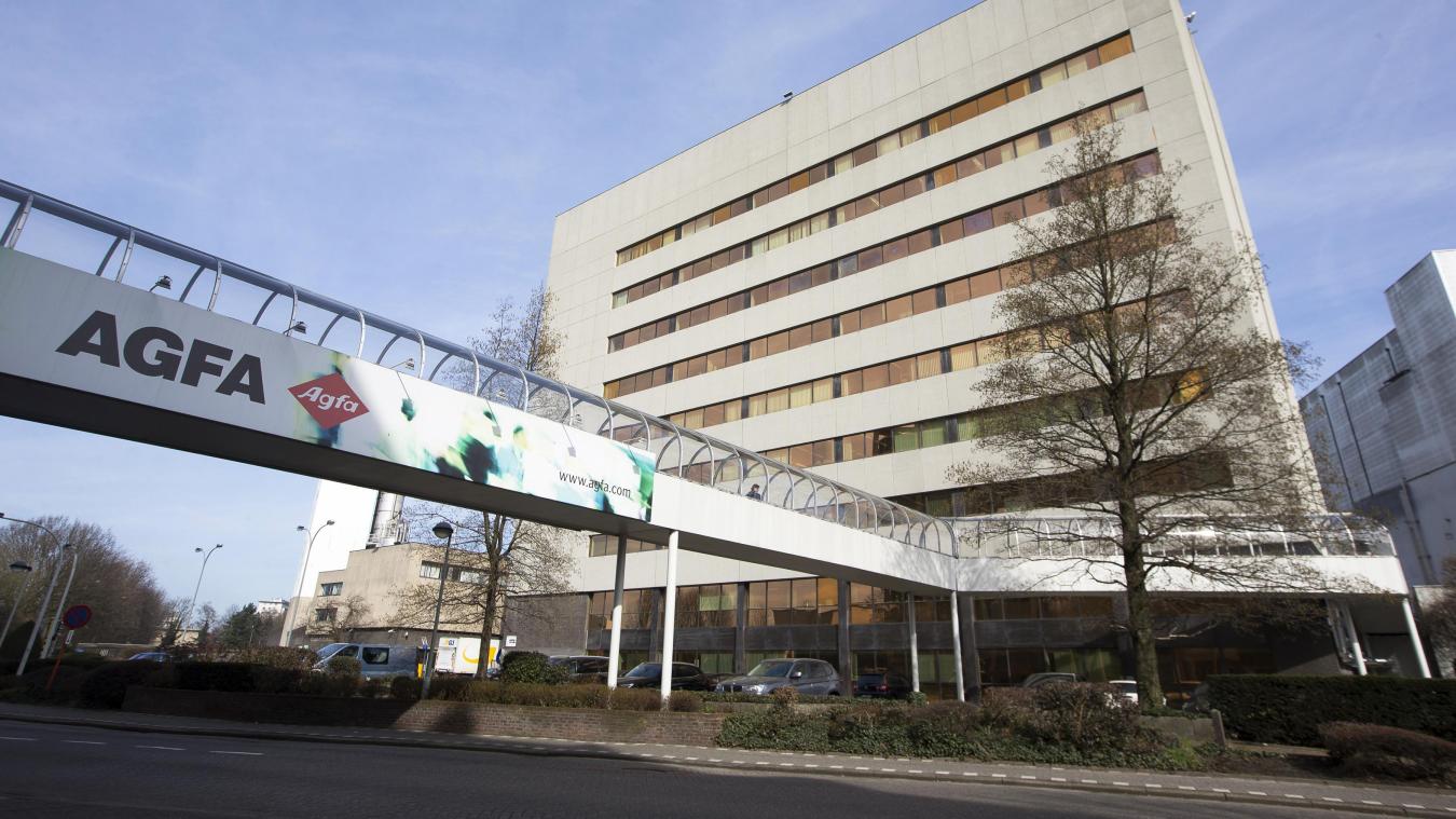 <p>Ein Blick auf den Firmensitz von Agfa in Mortsel</p>