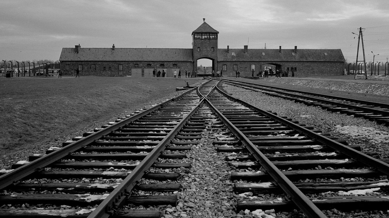 <p>Ein Blick auf das ehemalige Nazi-Todeslagers Auschwitz Birkenau (Auschwitz II)</p>