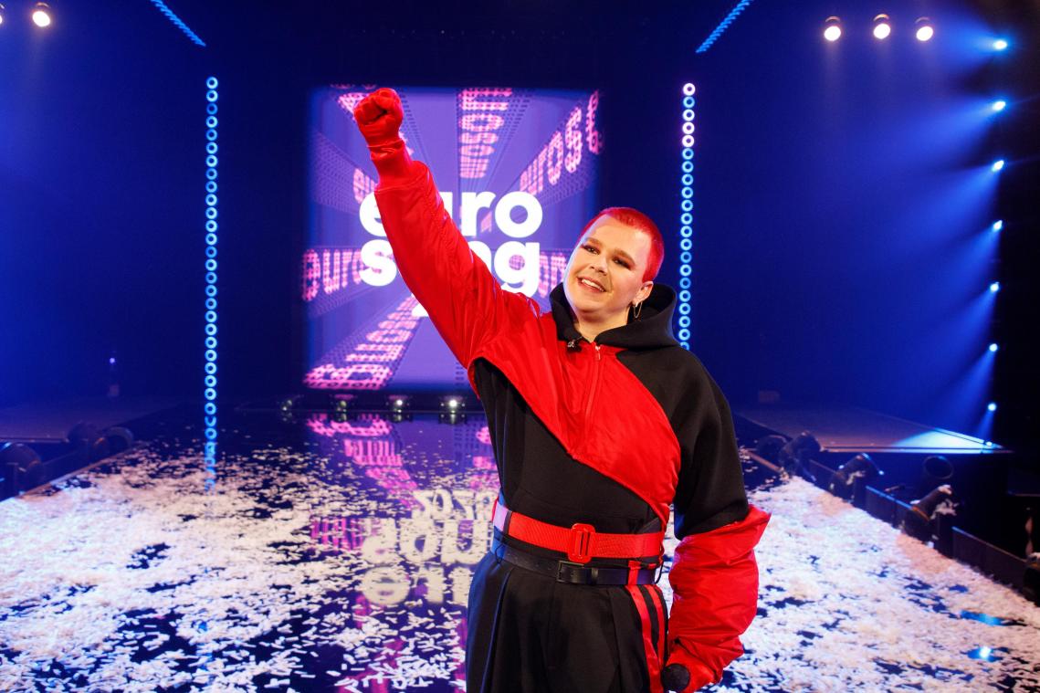 <p>Mit dem Song „Strobe Lights“ geht Red Sebasian für Belgien an den Start.</p>