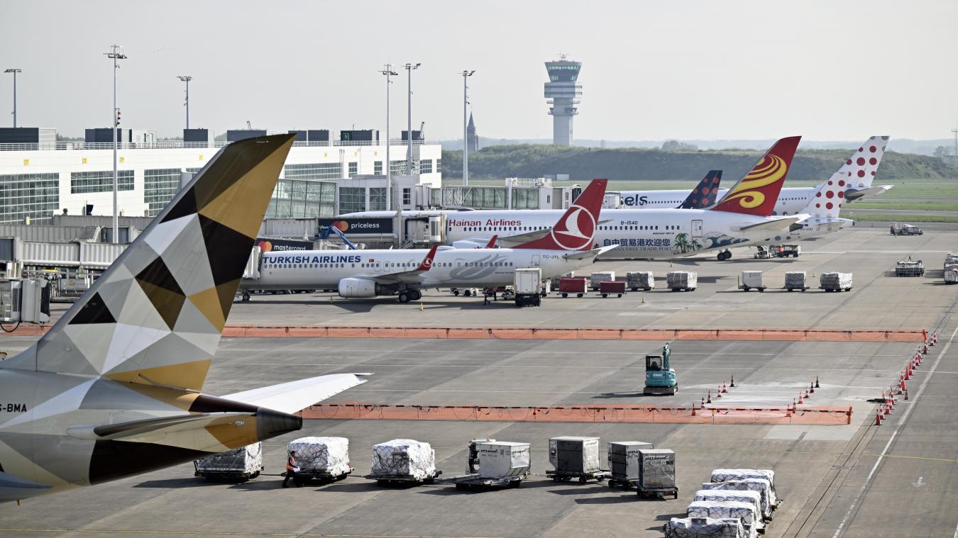 <p>Ein Blick auf den Landesflughafen in Zaventem</p>