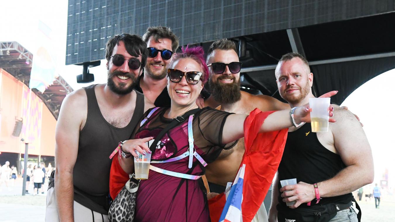 <p>Zahlreiche Nationen sind beim Festival Pukkelpop in Kiewit vertreten.</p>