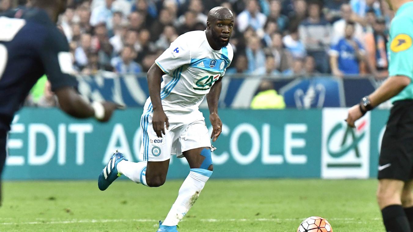 <p>Lassana Diarra im Trikot von Olympique Marseille</p>