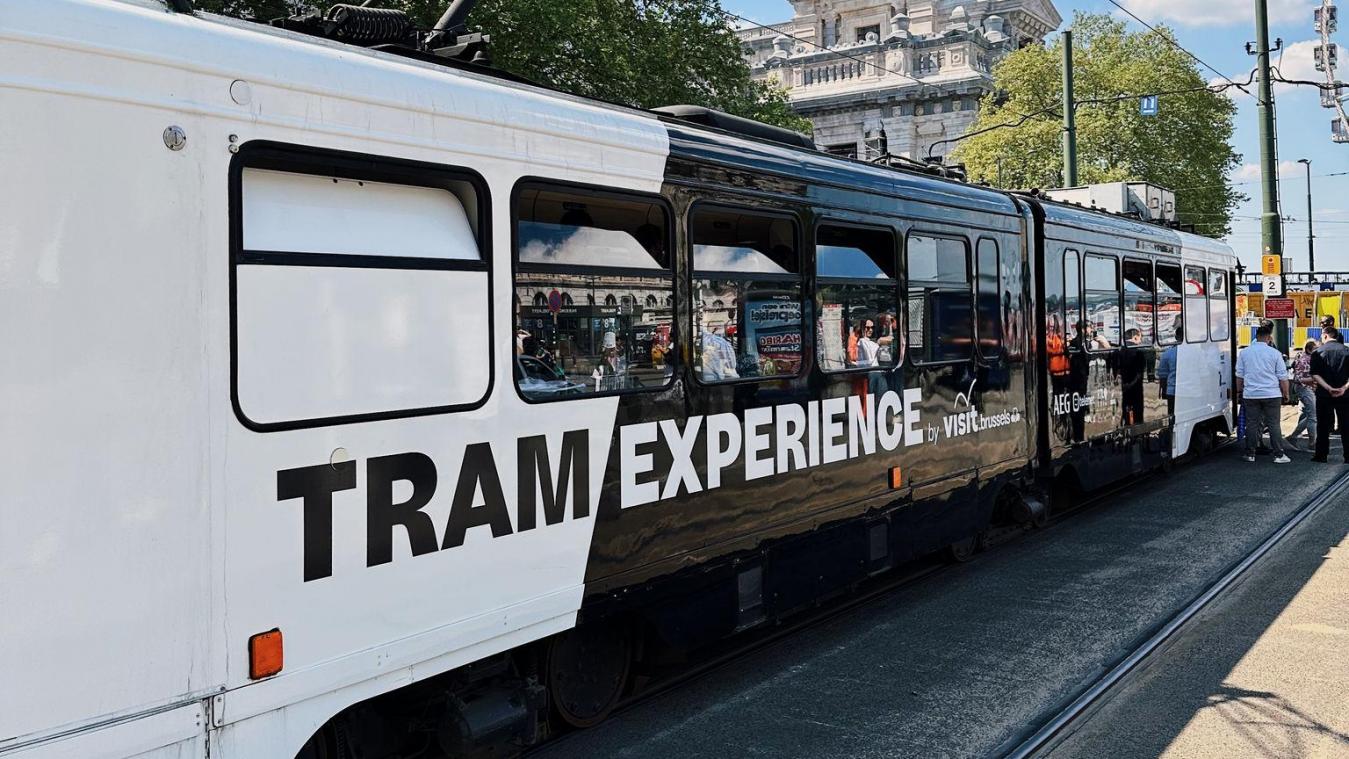 <p>Haute Cuisine auf Rädern: Gourmet-Straßenbahn fährt wieder durch Brüssel.</p>