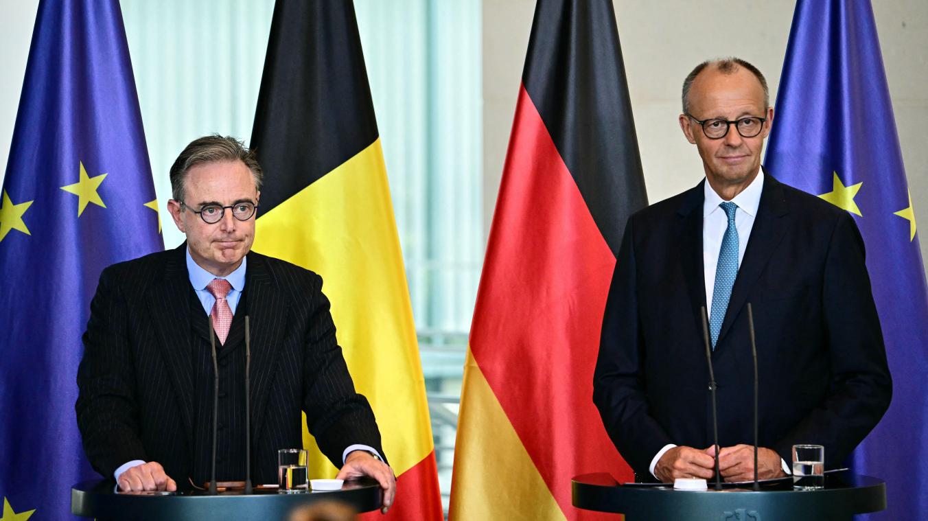 <p>Haben sich in Berlin getroffen: Bart De Wever(links)und Friedrich Merz (rechts).</p>