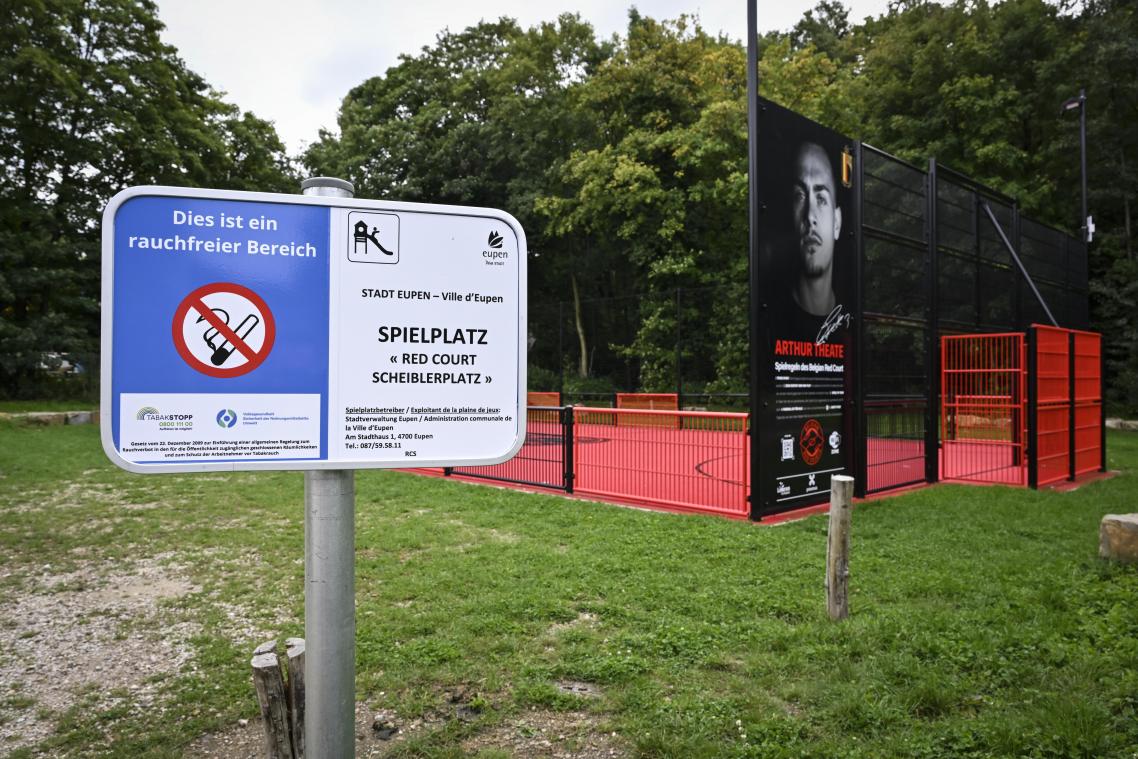 <p>Die öffentlichen rauchfreien Zonen in Eupen sind seit einigen Wochen unmissverständlich ausgeschildert.</p>