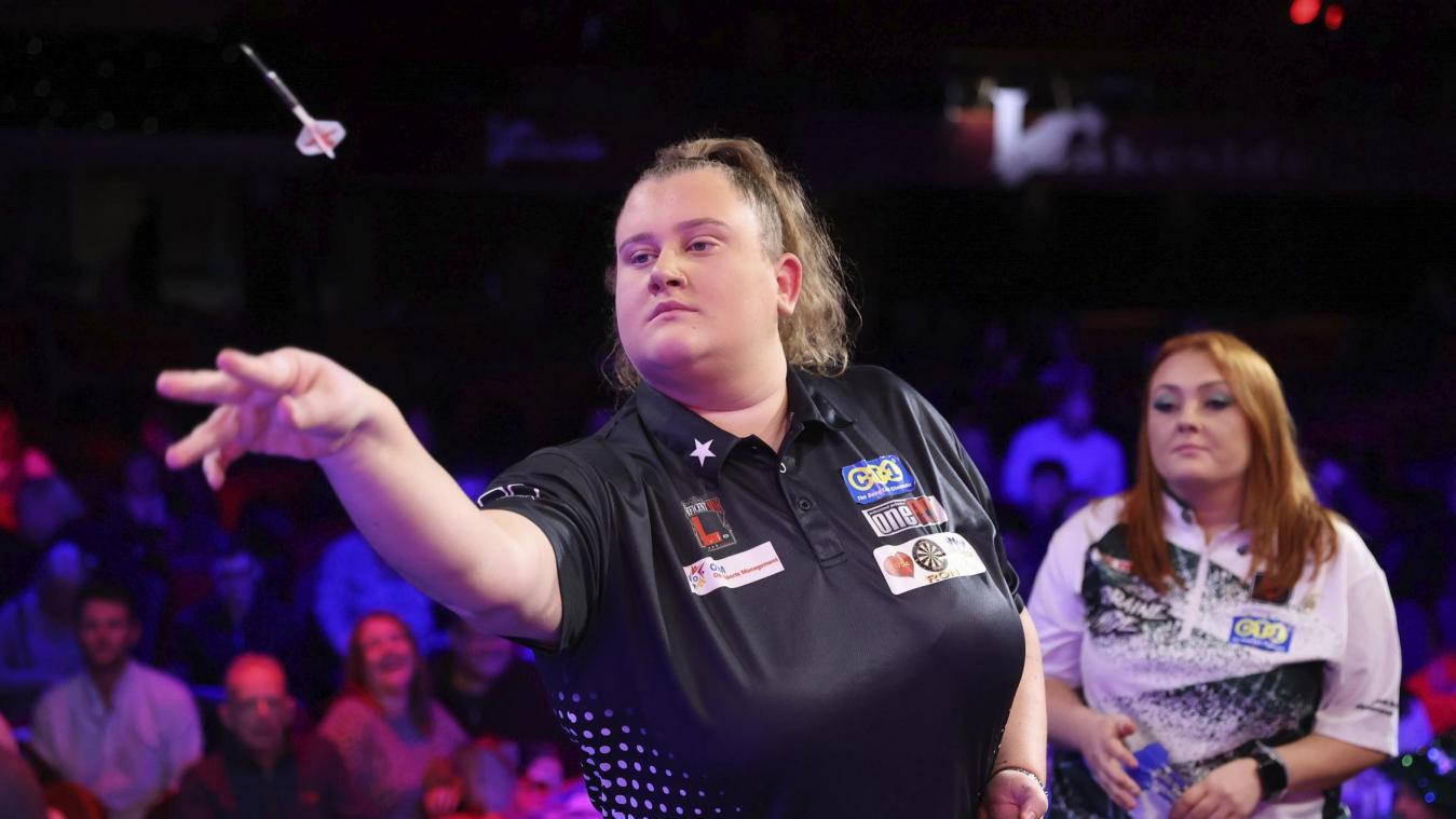 <p>Beau Greaves während der Dart-WM 2023 in Lakeside, Frimley Green WDF</p>