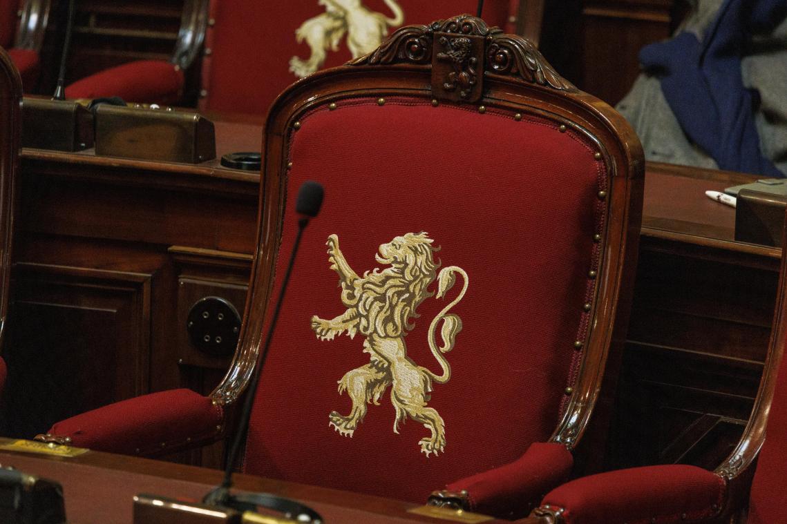 <p>Mit jeder Staatsreform in Belgien wurde der Einfluss des Senats (hier die bekannten roten Samtsessel) reduziert – und damit auch die faktische politische Wirkung des garantierten Sitzes der Deutschsprachigen Gemeinschaft.</p>