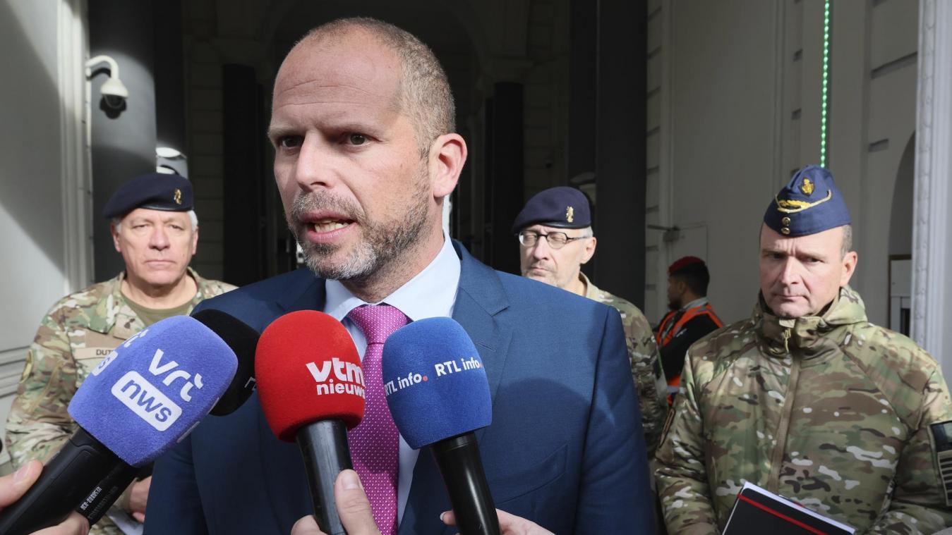 <p>Verteidigungsminister Theo Francken</p>