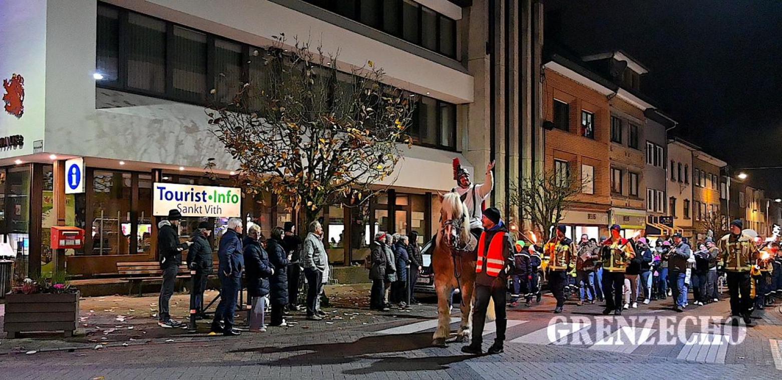 <p>Martinszug in St.Vith</p>
