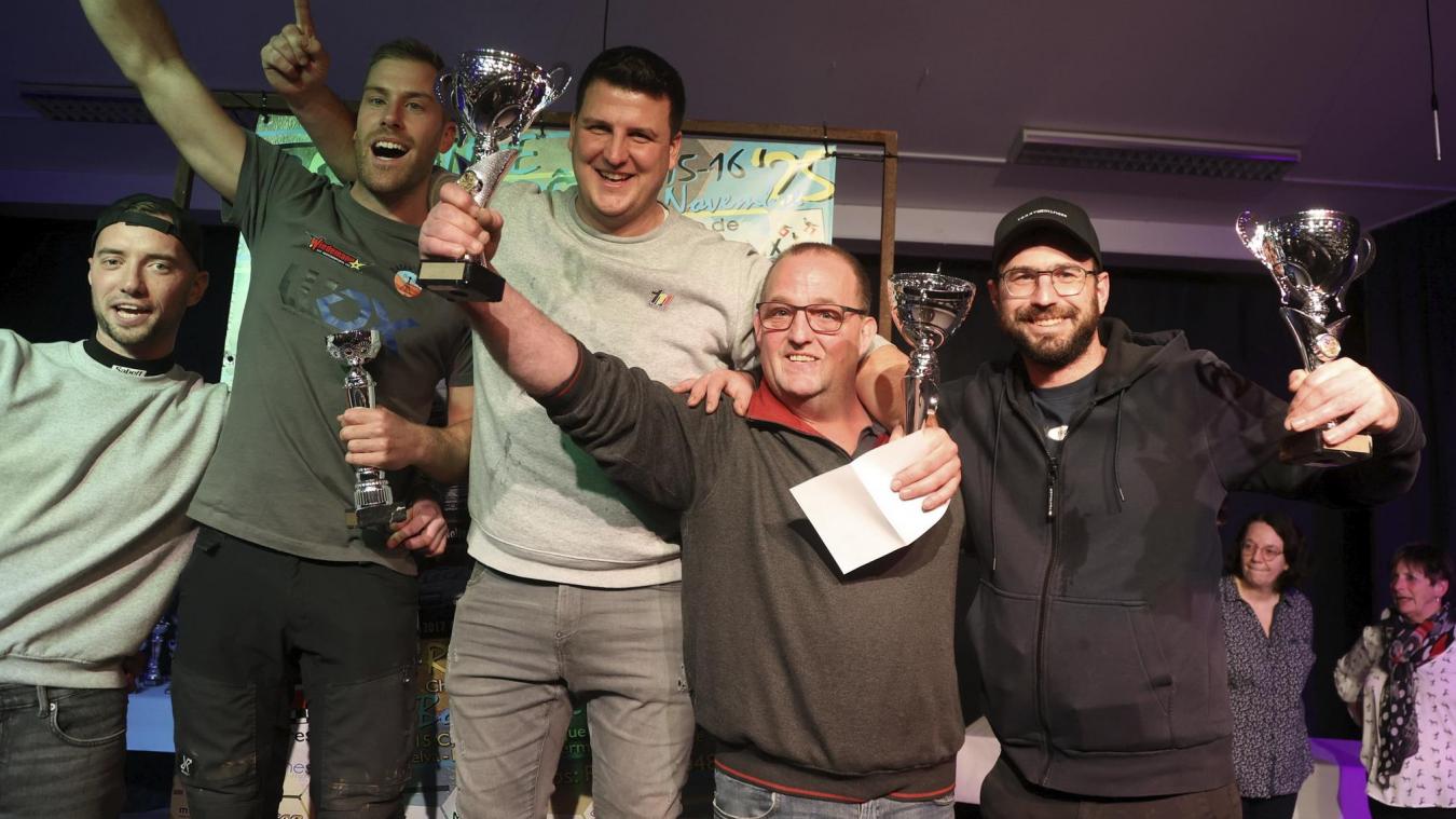 <p>Das Podium der Historic Wertung bei der 30. Auflage der Rallye Crêtes.</p>