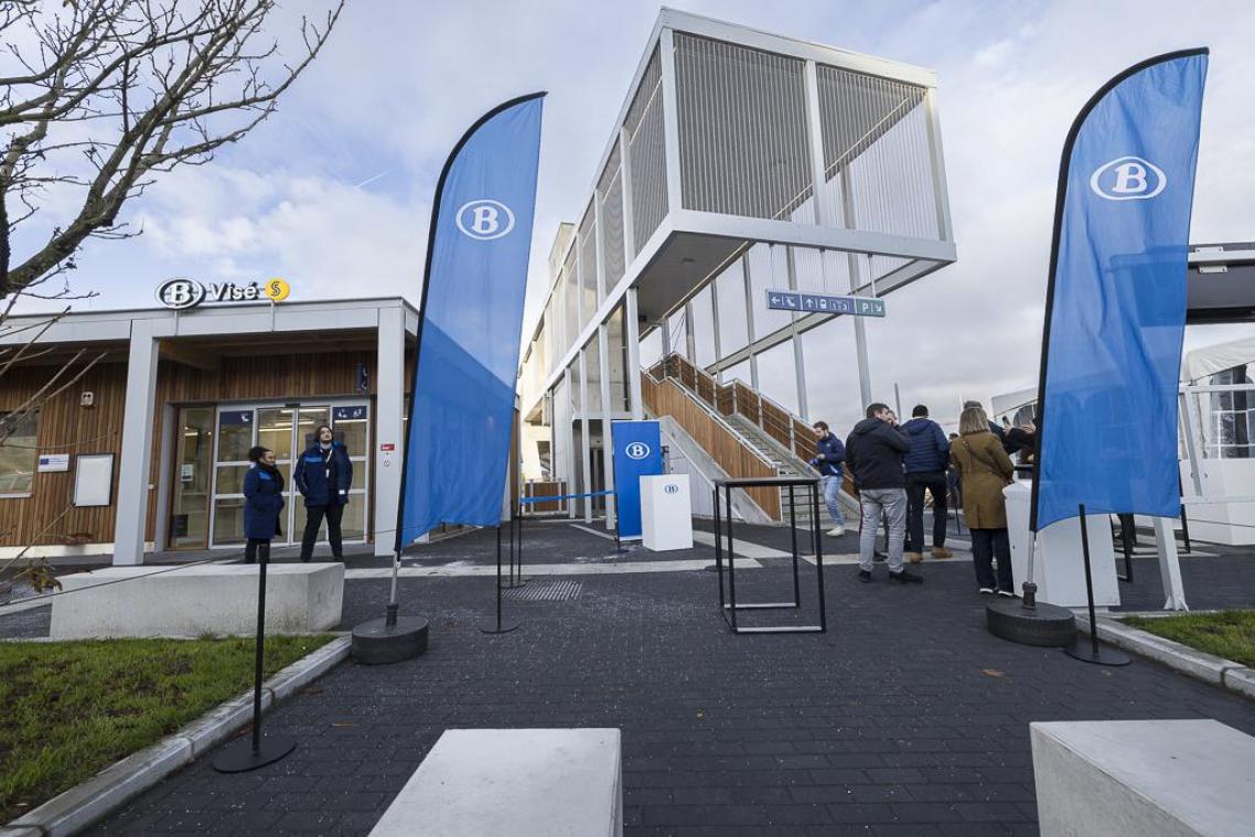 <p>Ein Blick auf den neuen Bahnhof in Visé</p>