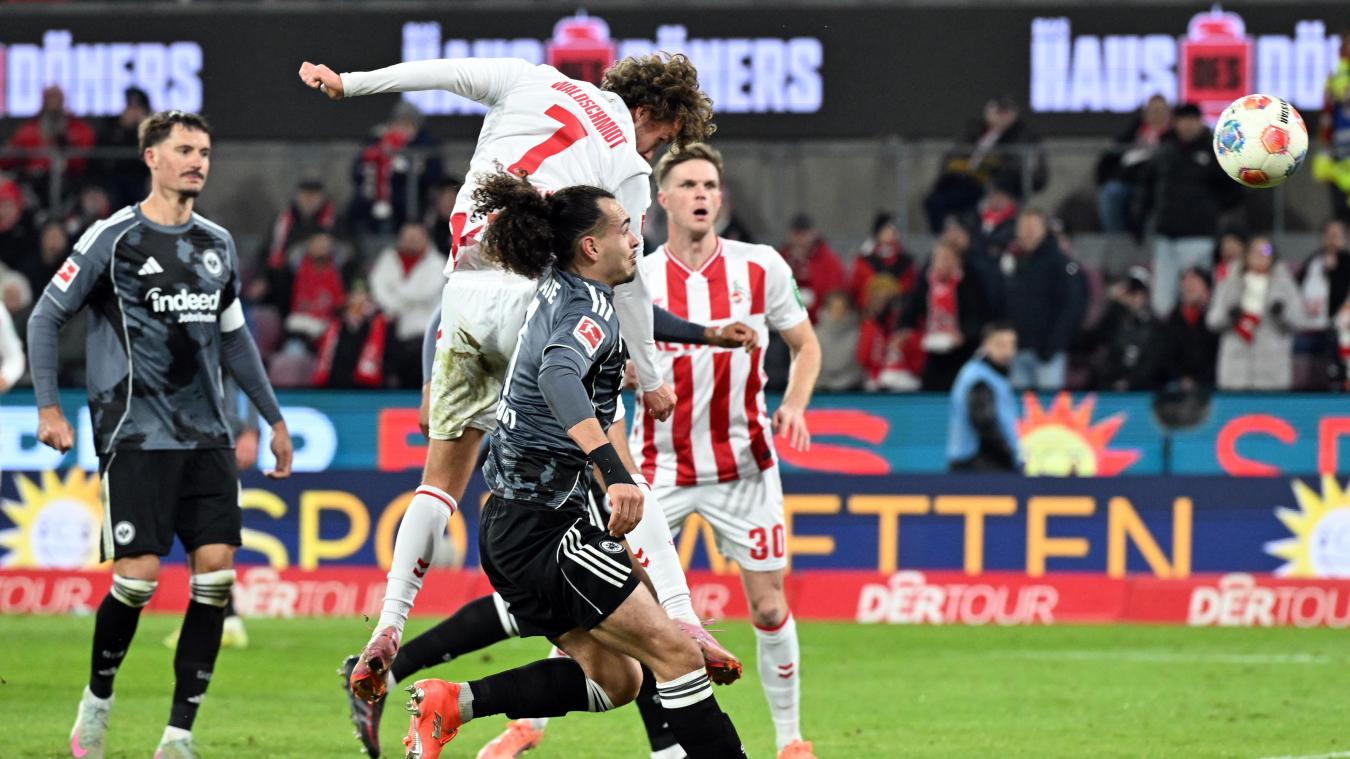 <p>Luca Waldschmidt (1. FC Köln) erzielt das Tor zum 3:4.</p>