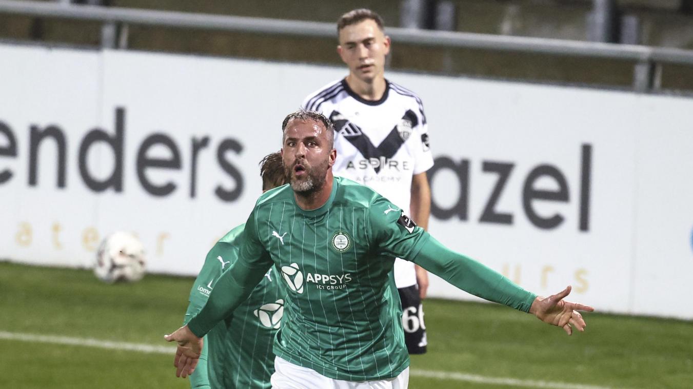 <p>Ralf Seuntjens brachte Lommel in Front.</p>