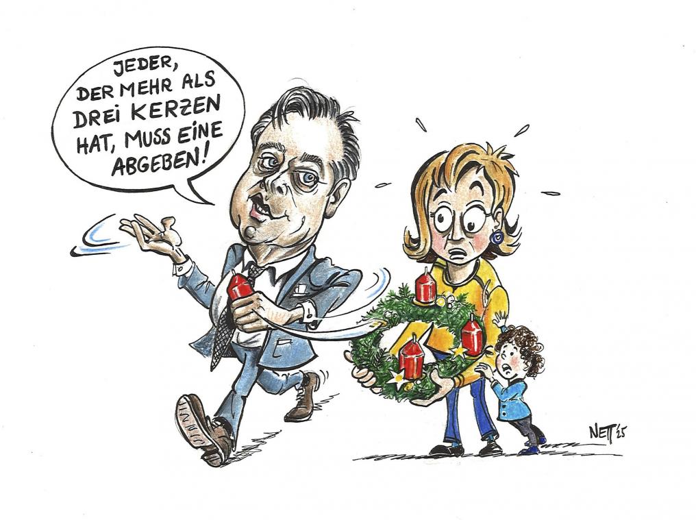 <p>Advent, Advent, kein Lichtlein brennt</p>
