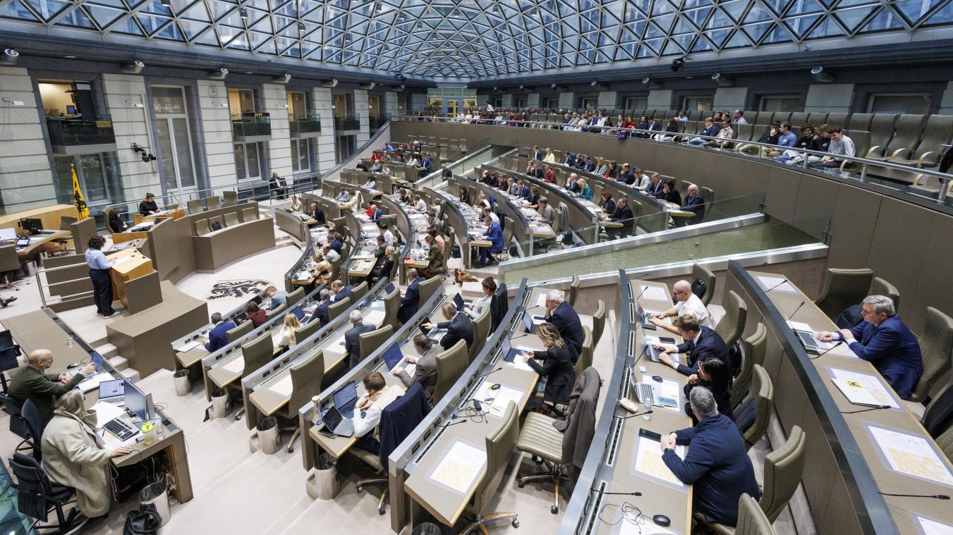 <p>Das Plenum des flämischen Parlaments</p>