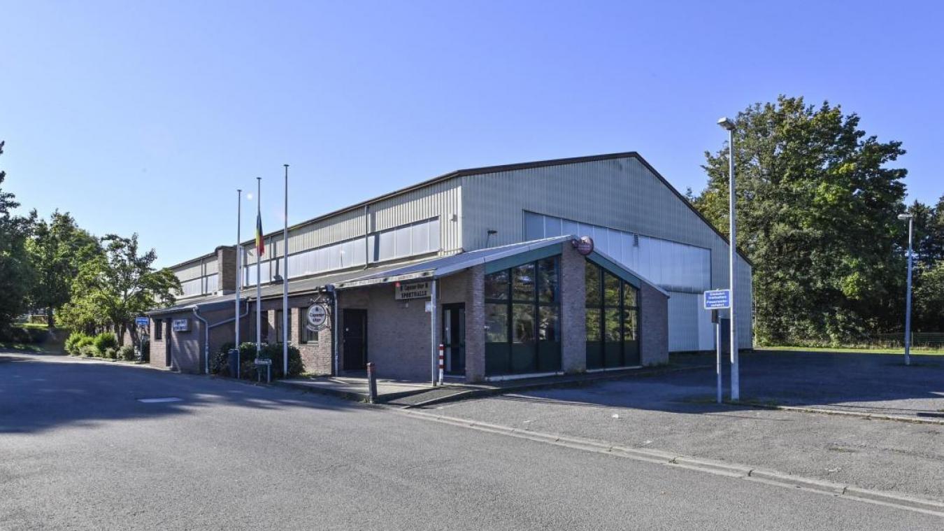 <p>Unweit des bisherigen Standorts soll die neue Sporthalle in der Ortschaft Eynatten entstehen. Die veraltete Infrastruktur wird im Nachgang abgerissen.</p>