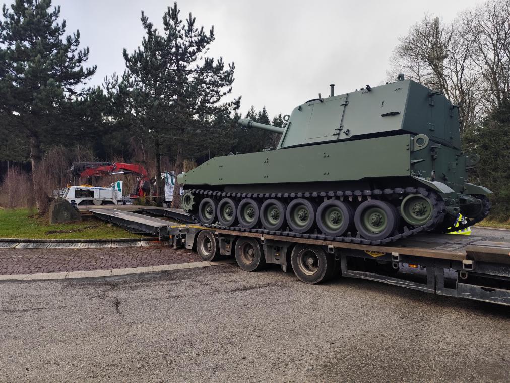 <p>Die Haubitze wurde einer Frischzellenkur unterzogen.</p>