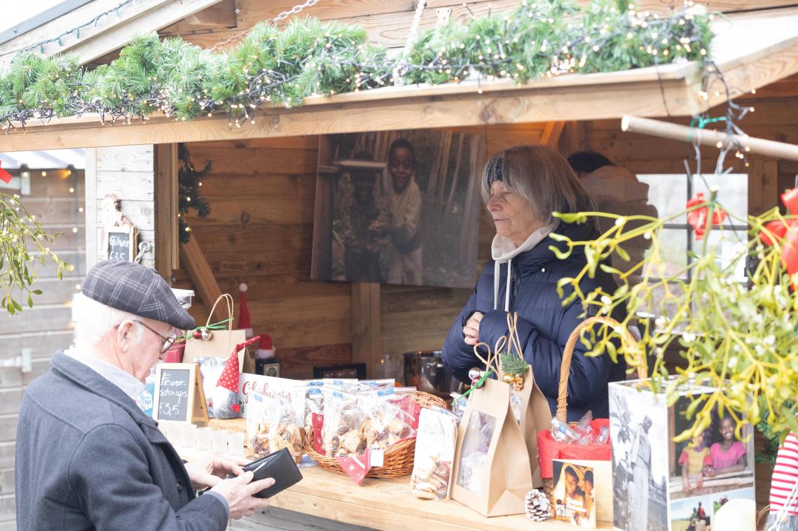 <p>Die St.Vither Weihnachtsbuden wurden in diesem Jahr anders angeordnet.</p>