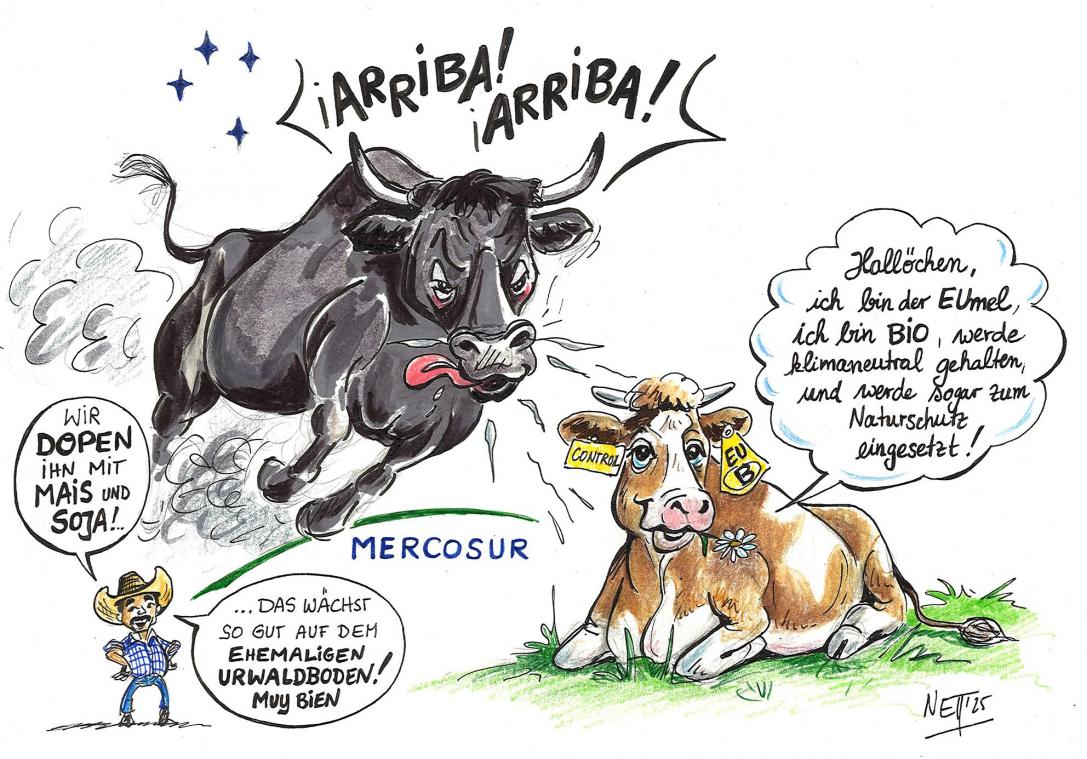 <p>Werden unsere Landwirte demnächst platt gemacht?</p>
