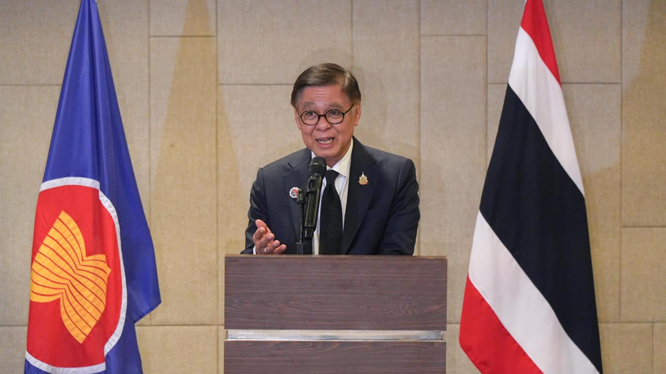 <p>Der thailändische Außenminister Sihasak Phuangketkeow</p>