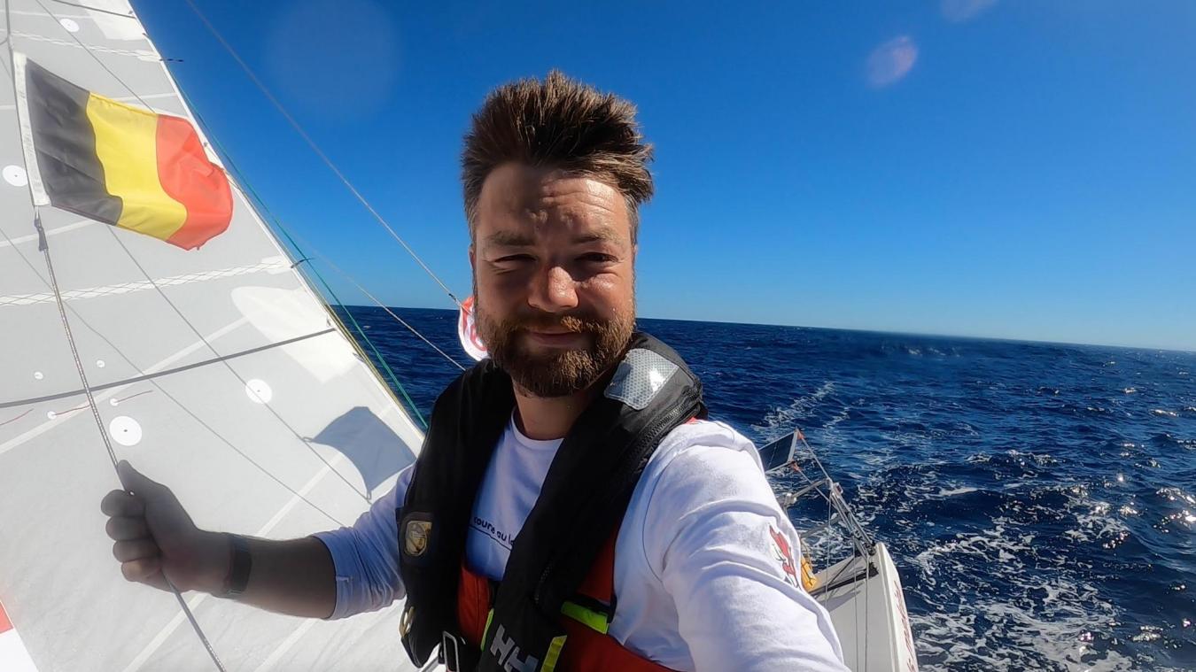 <p>Quentin Debois aus Lüttich will in neuer Rekordzeit von 27 Tagen den Atlantik überqueren.</p>