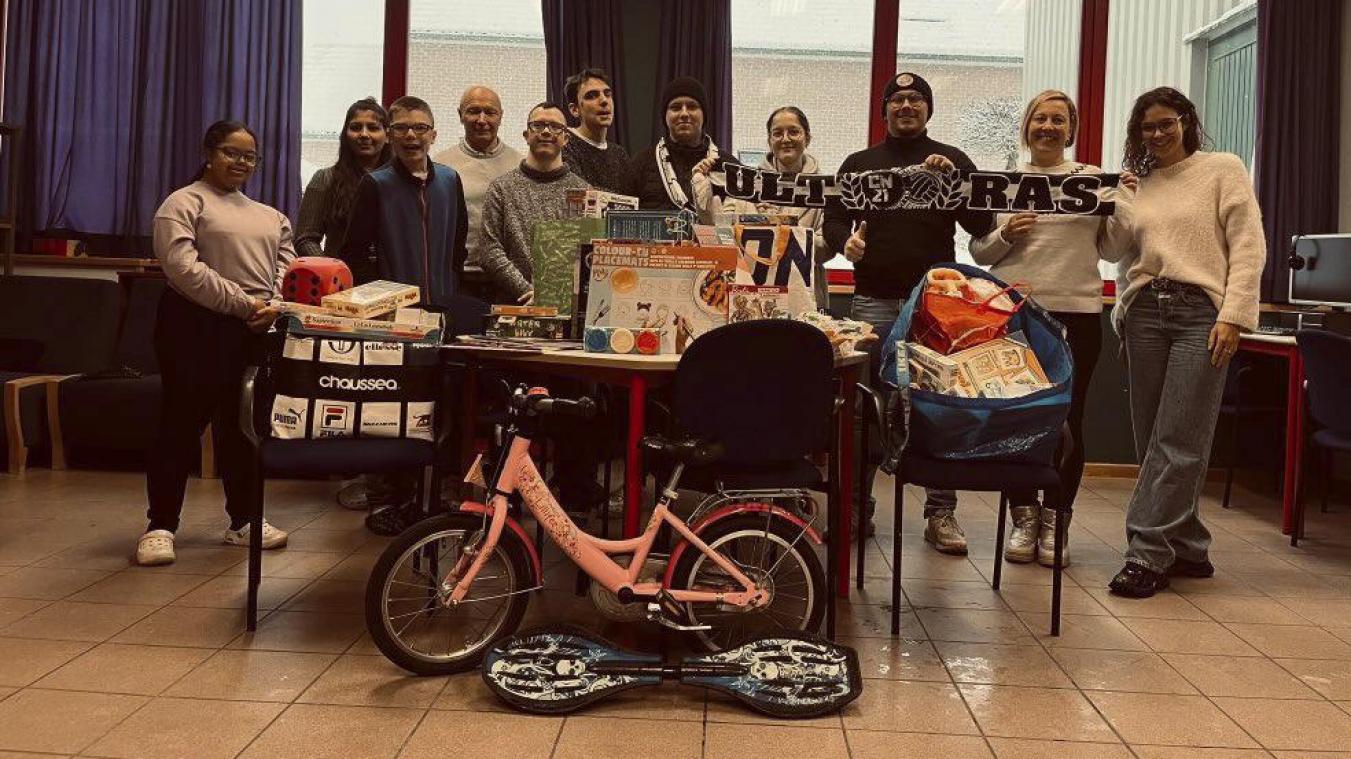 <p>Im Zentrum für Förderpädagogik wurden erste Sachspenden verteilt.</p>