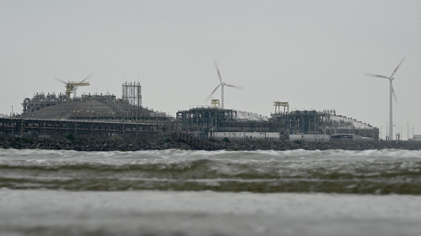 <p>Ein Blick auf den LNG-Terminal in Zeebrügge</p>