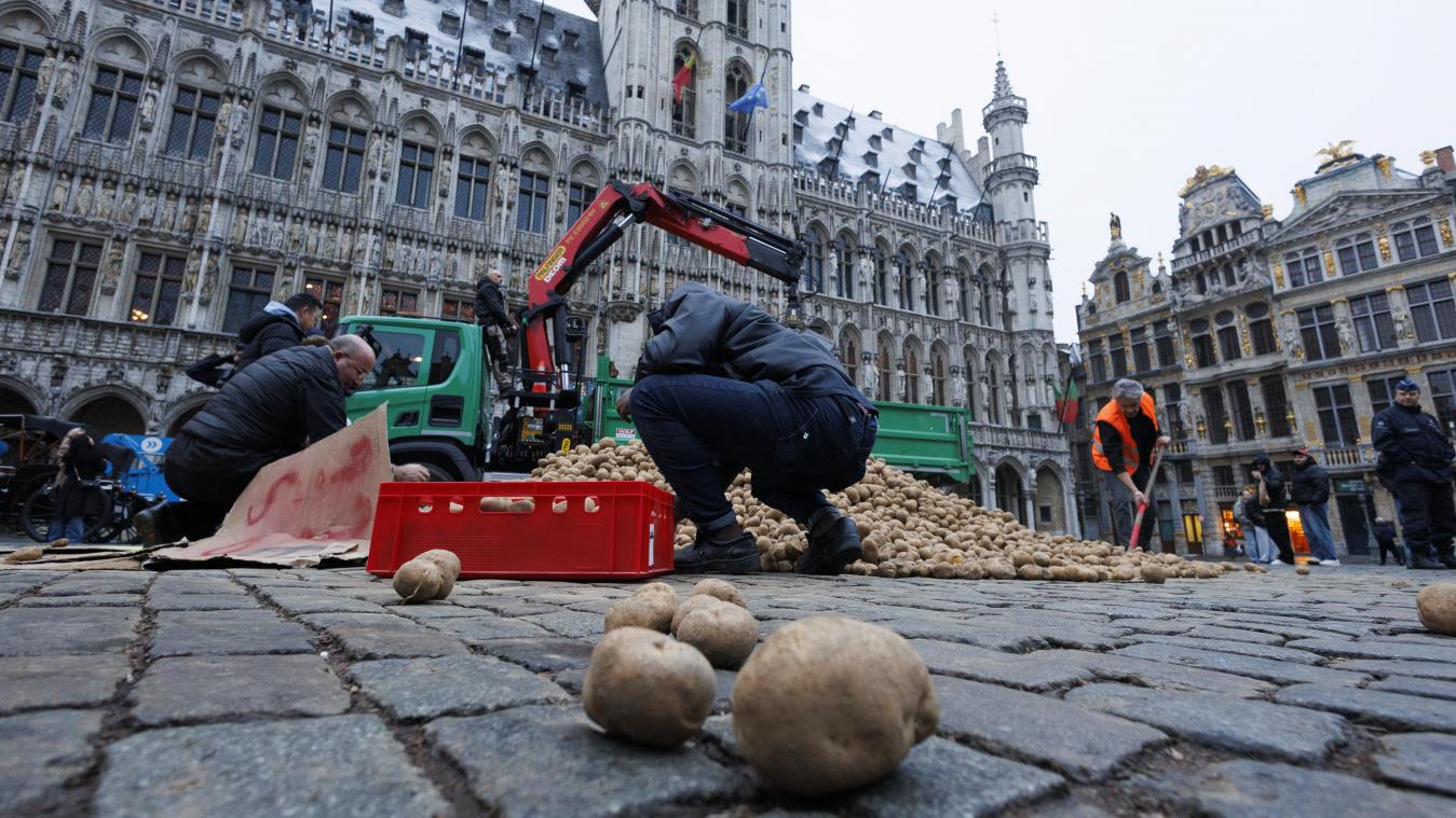 <p>Nach Kartoffel-Aktion auf dem Grand-Place: Brüsseler Staatsanwaltschaft schlägt Mediation vor.</p>