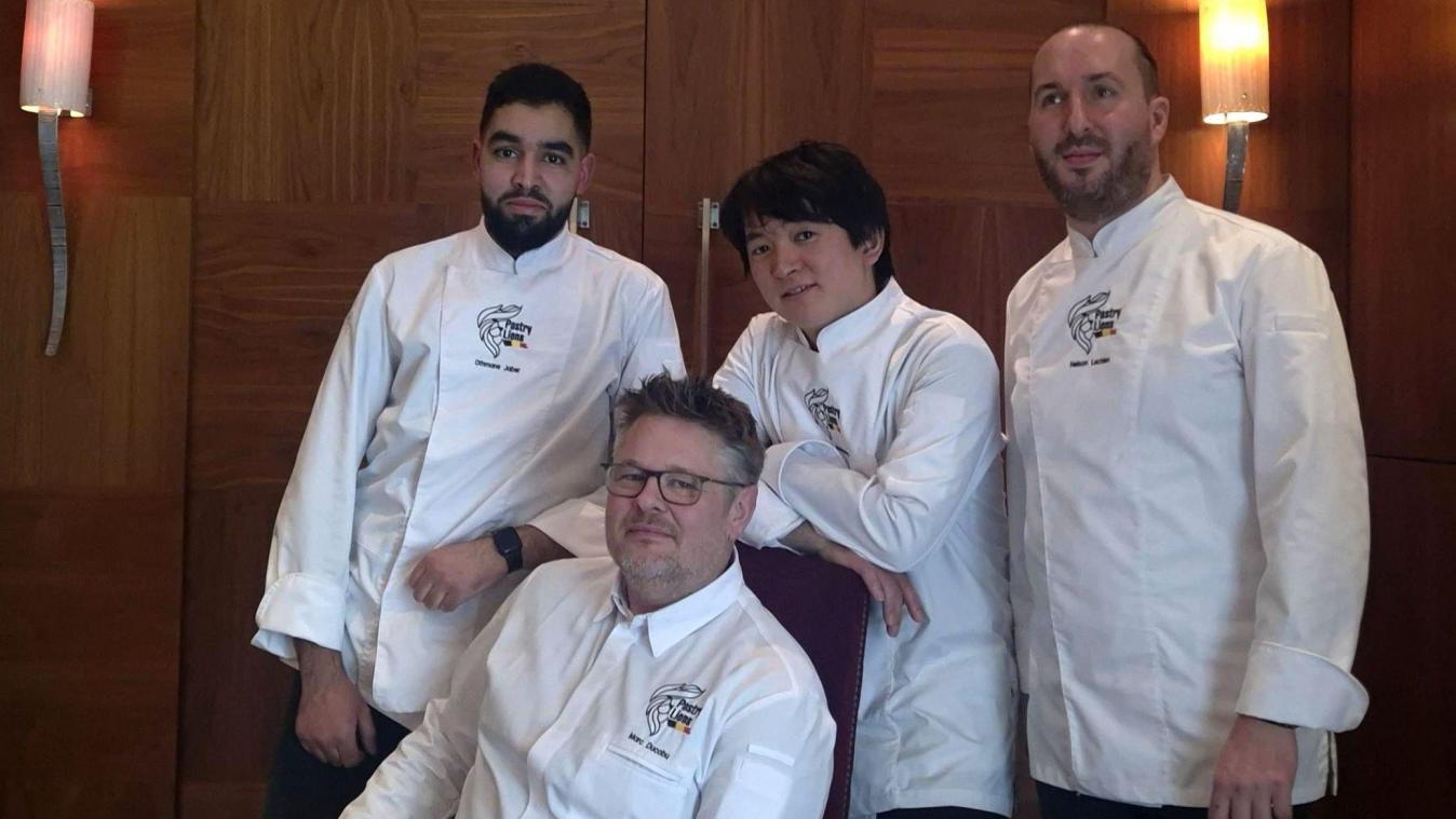 <p>Die Belgian Pastry Lions gehen in Paris in Person von Kapitän Othmane Jaber, Nelson Lechien und Yoshiyuki Numasawa an den Start. Unterstützt wird das Teams von Coach Marc Ducobu.</p>