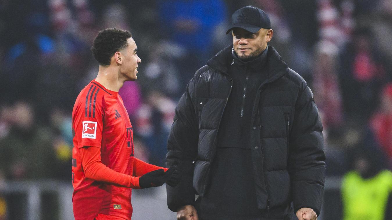 <p>Vincent Kompany kann wieder auf Jamal Musiala (links) zählen.</p>