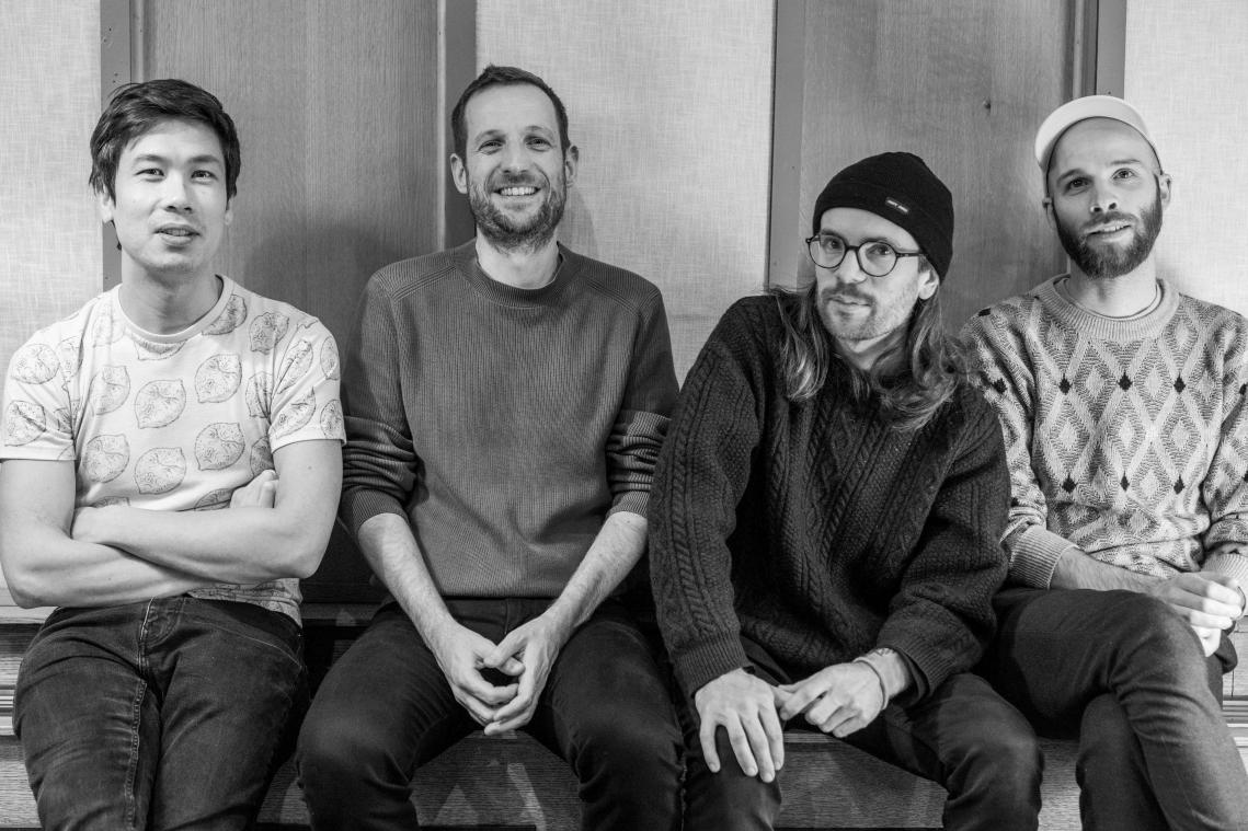 <p>Tom Bourgeois (2.v.l.) präsentiert mit seinem Quartett eine Jazz-Hommage an die Komponistin Lili Boulanger.</p>