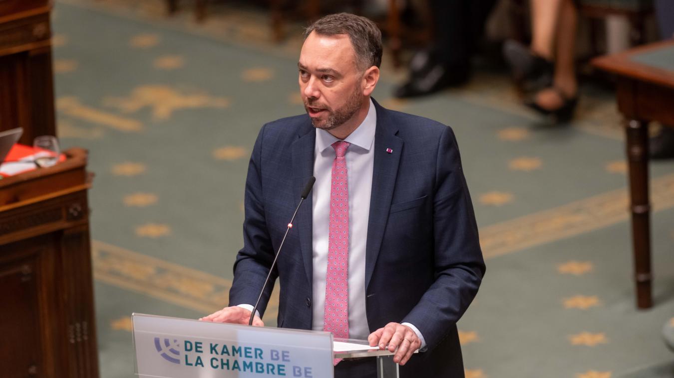 <p>Außenminister Maxime Prévot</p>
