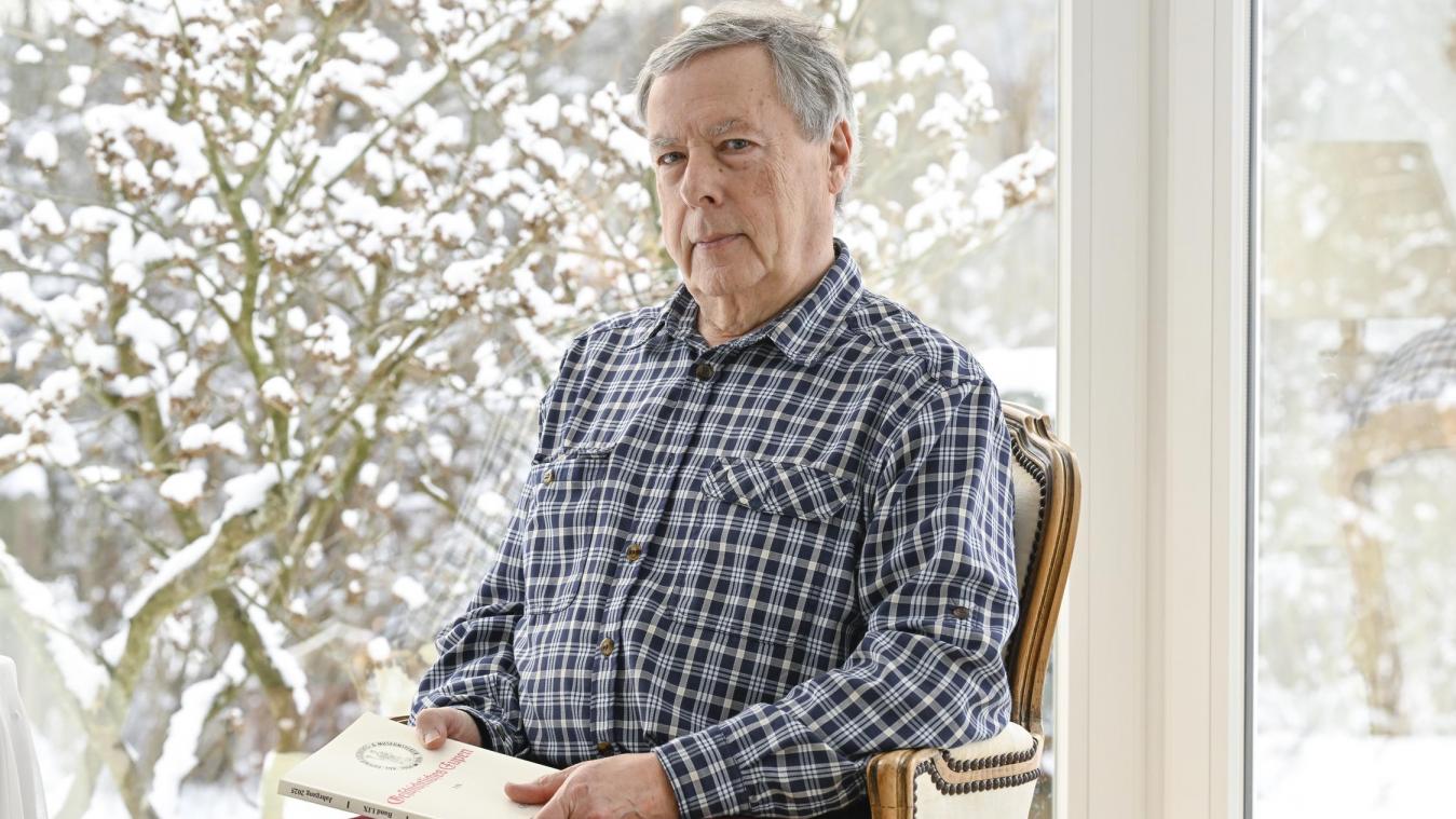 <p>Die Jahresbücher des Eupener Geschichtsvereins sind für Freddy Rinck ein wichtiger Fundus.</p>