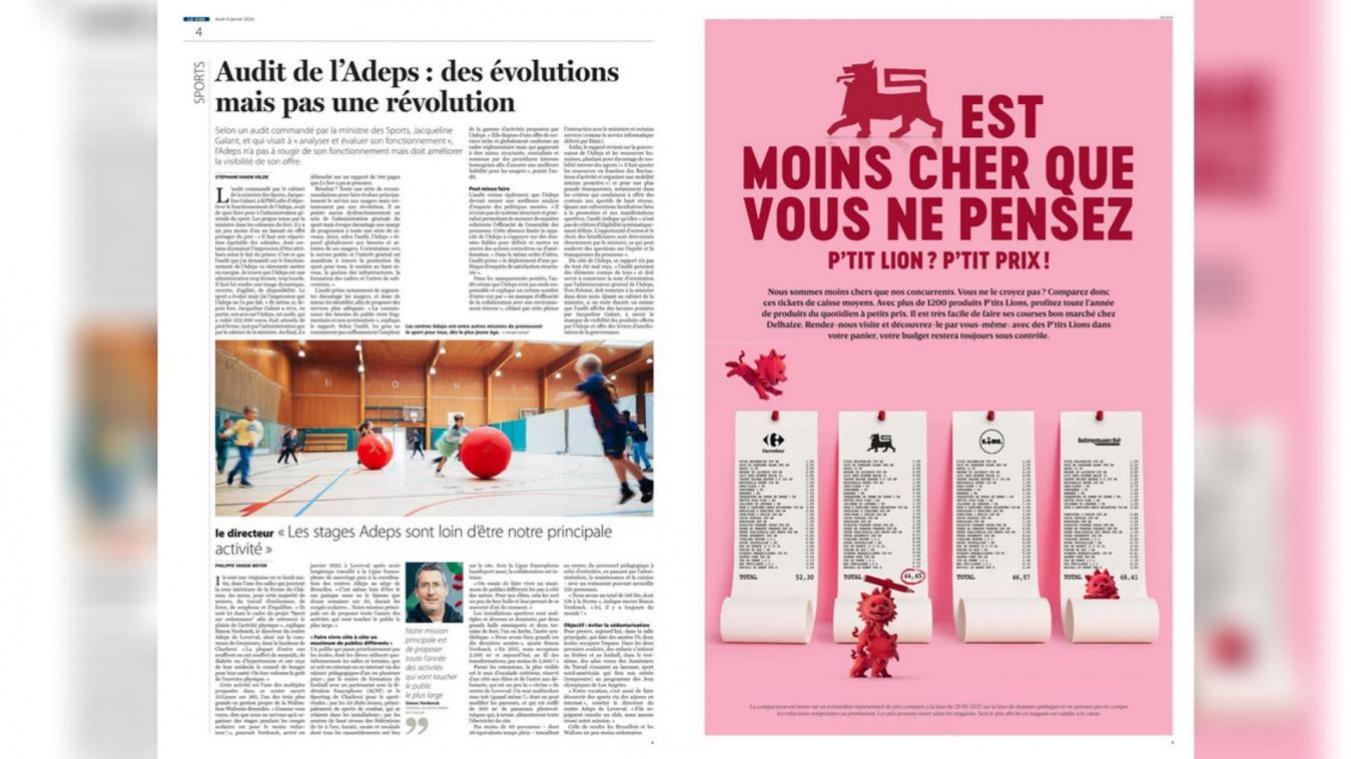 <p>Diese Anzeige ist Anfang des Monatsunter anderem in der Brüsseler Tageszeitung „Le Soir“ erschienen.</p>