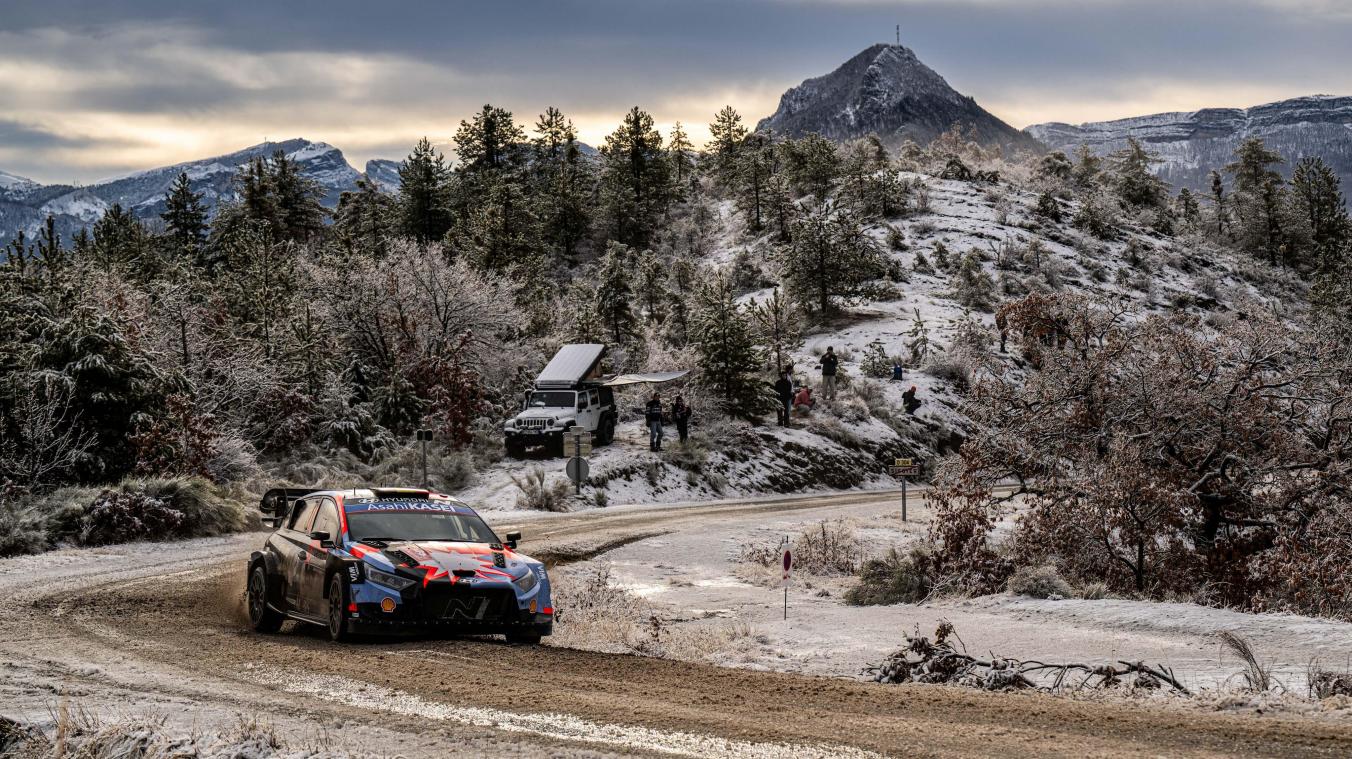 <p>Thierry Neuville hat bei der Rallye Monte-Carlo einen schweren Stand.</p>